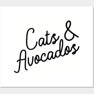 Cats & Avocados Posters and Art